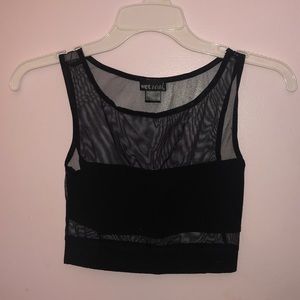 Mesh crop top